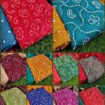 Satin Cotton Bandhani