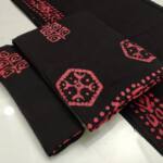 Wax Batik Black Colour Dress