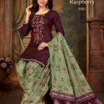 Balaji Rasberry Vol 8 Embroidery Work Dress