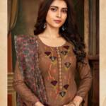 Balaji Rasberry Vol 8 Embroidery Work Dress