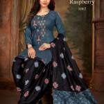 Balaji Rasberry Vol 8 Embroidery Work Dress