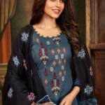 Balaji Rasberry Vol 8 Embroidery Work Dress