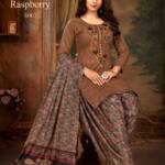 Balaji Rasberry Vol 8 Embroidery Work Dress