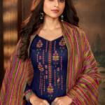 Balaji Rasberry Vol 8 Embroidery Work Dress