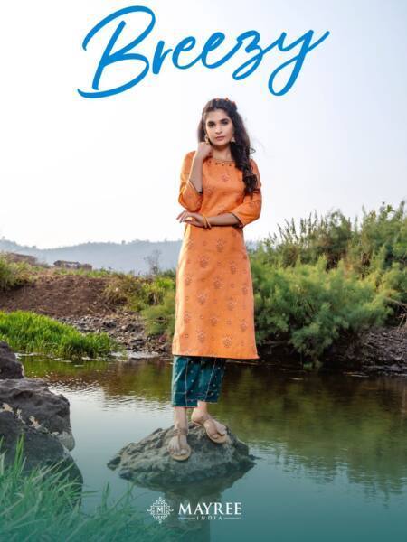 Ladies Kurti Pent Set Mayree Brezzy