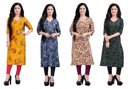 Rayon Kurti Stitched